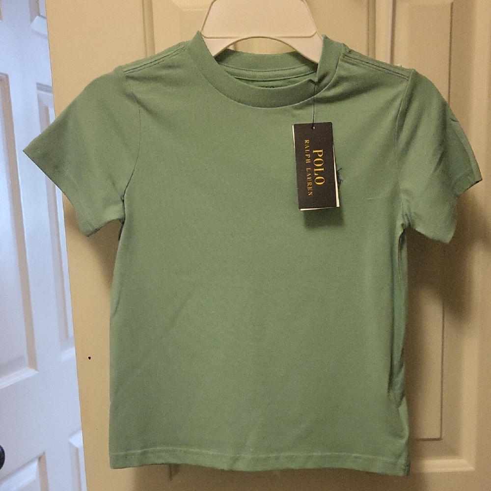 Polo by Ralph Lauren Green Polo Shirt Casual Cotton Blend